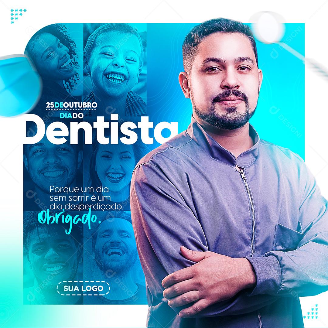 Dia do Dentista 25 de Outubro Social Media PSD Editável