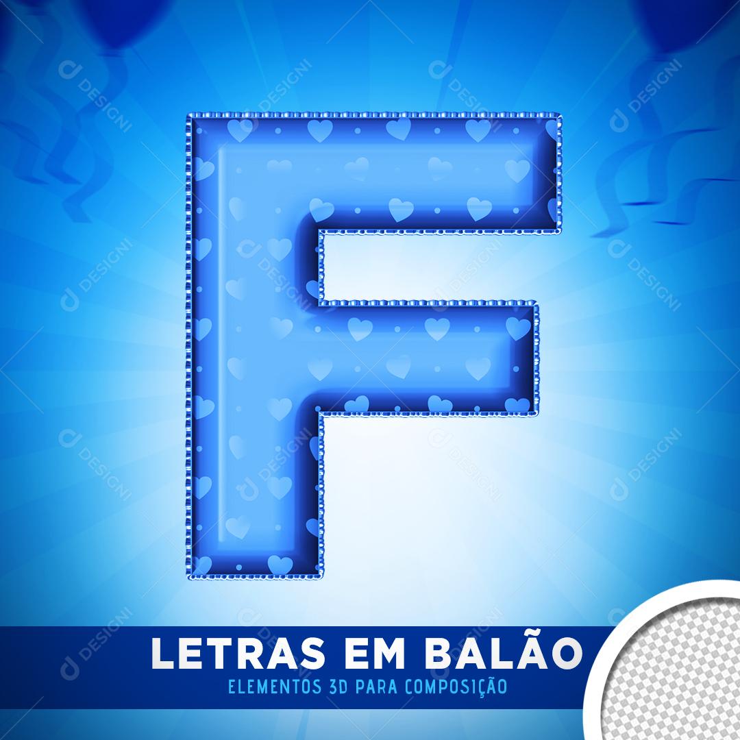 Alfabeto Letra F PNG Transparente