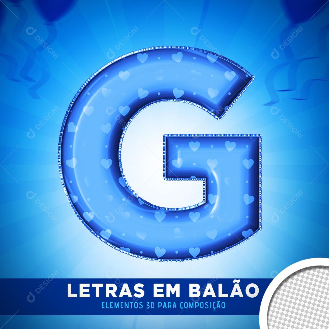 Alfabeto Letra G PNG Transparente
