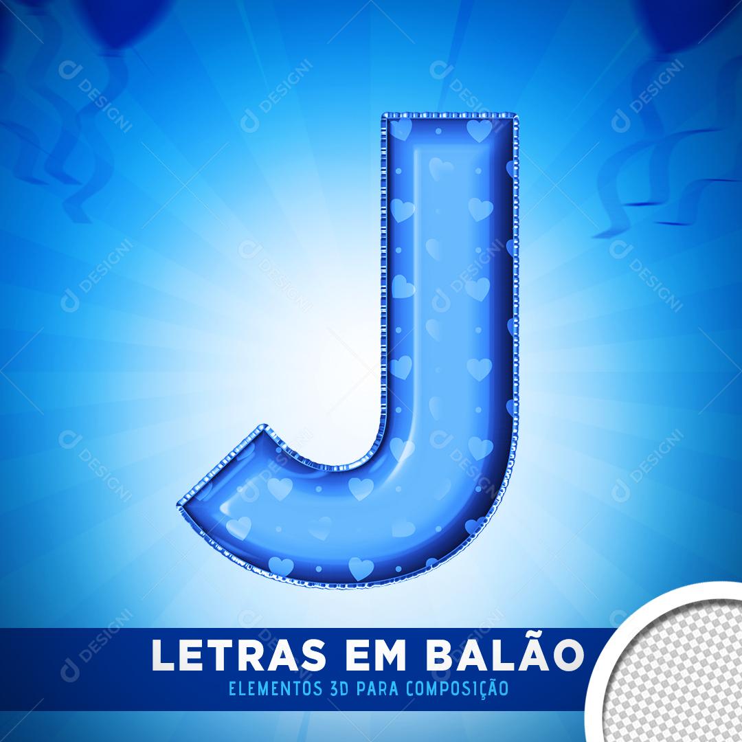 Alfabeto Letra J PNG Transparente