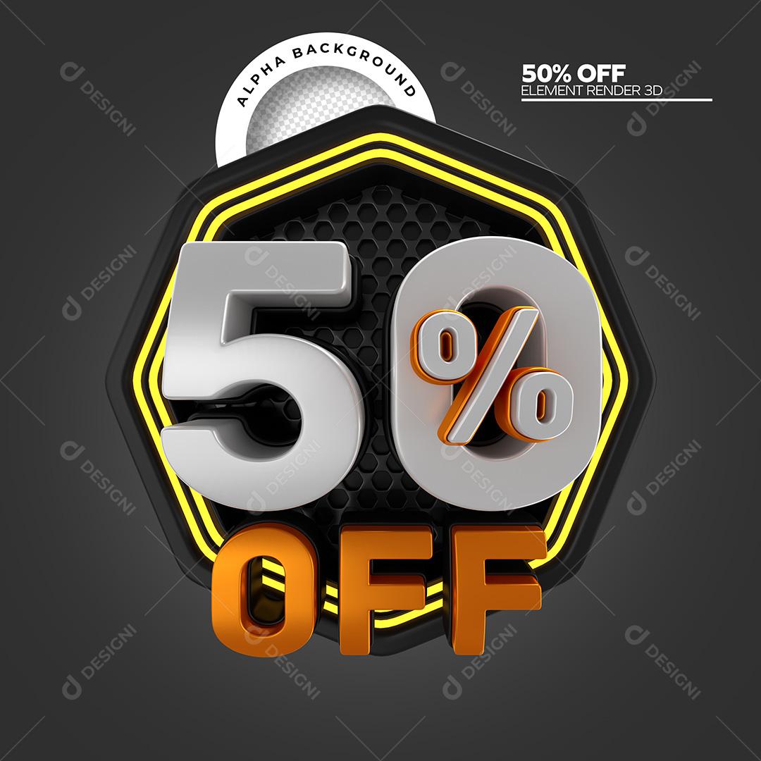 Elemento 3D Para Composição 50% Off PSD