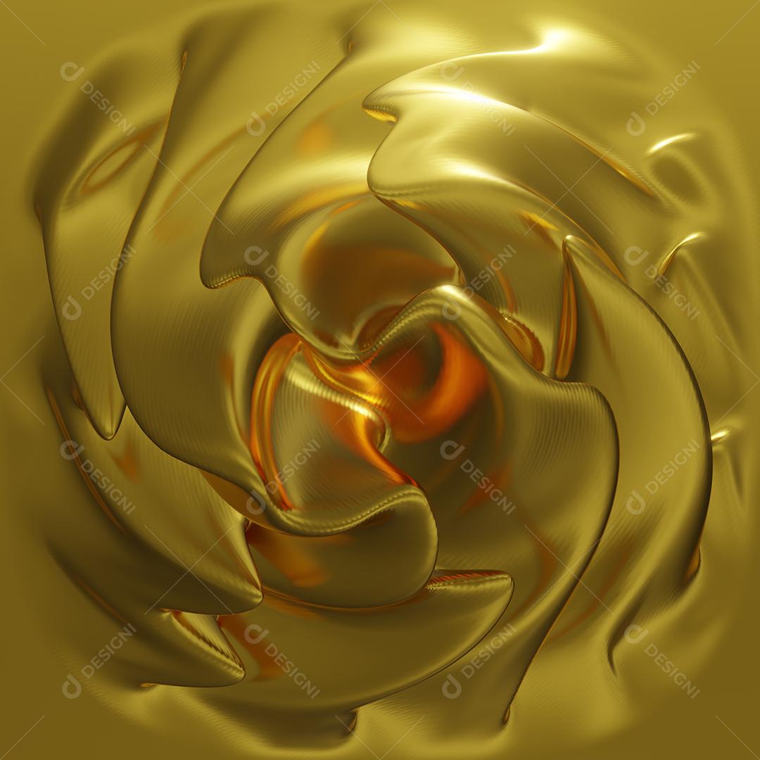 Background Dourado Formas Abstrata Imagem JPG