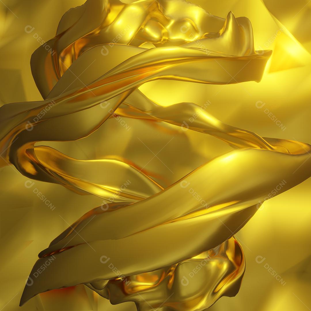 Background Dourado Formas Abstrata Imagem JPG