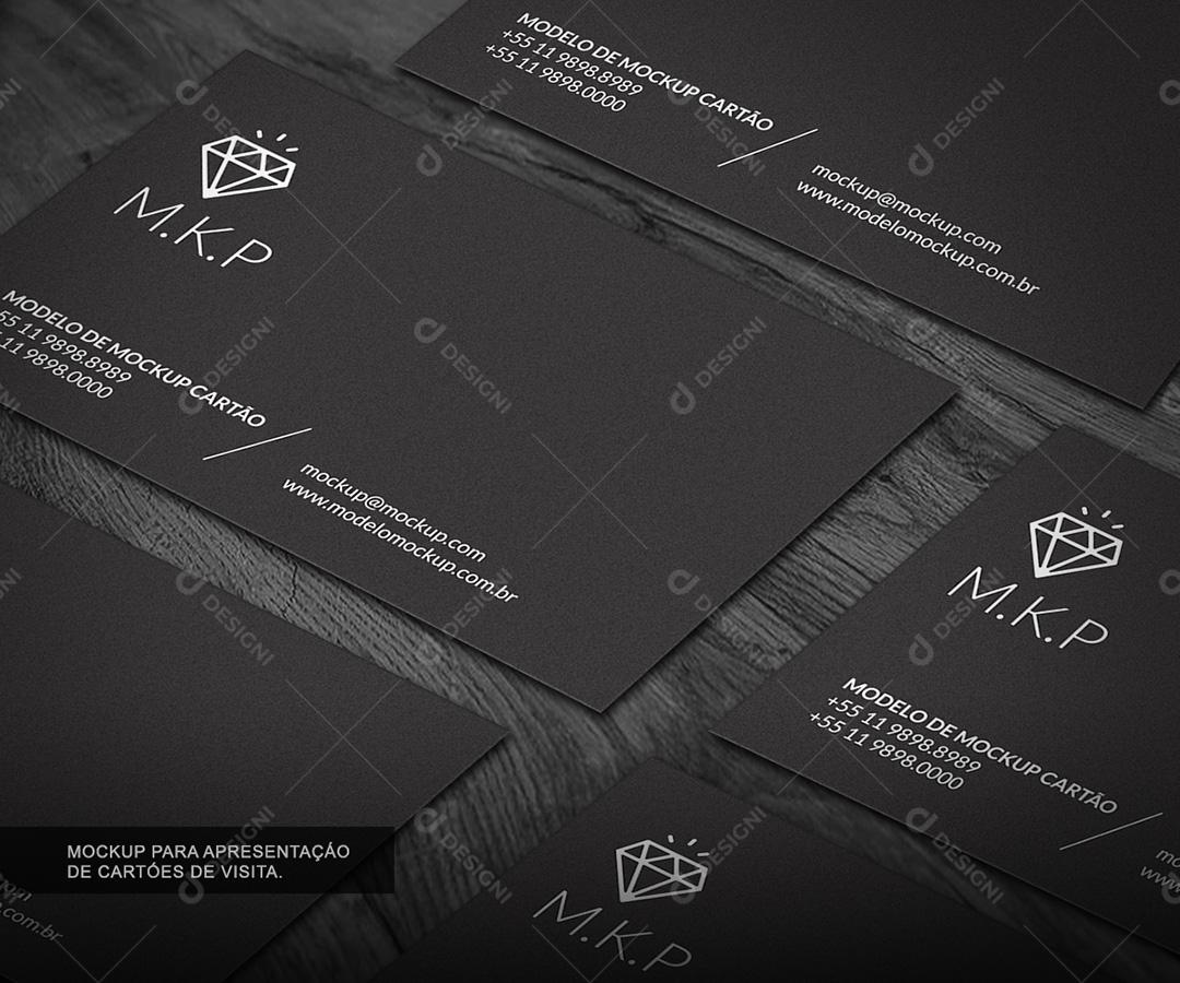 Mockup Cartão de Visita PSD