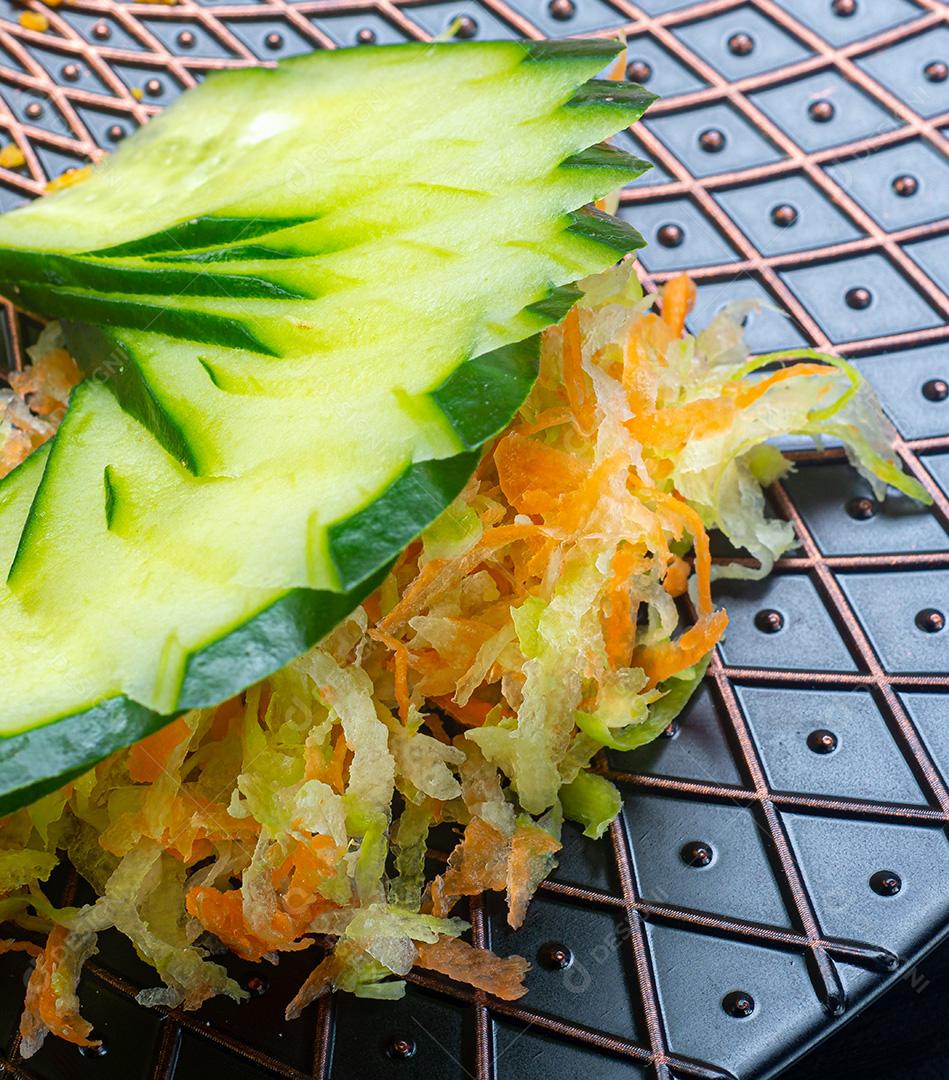 Comida Japonesa, Salada Oriental com Pepino Agridoce