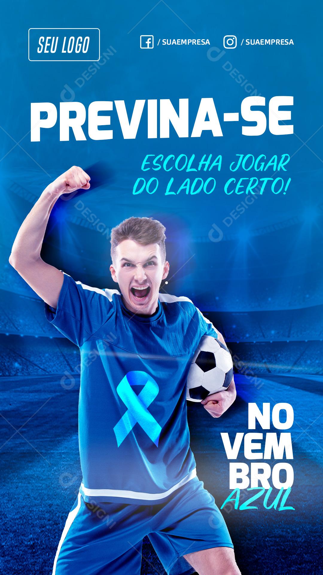 Previna-se Escolha Jogar Do Lado Certo Social Media PSD Editável