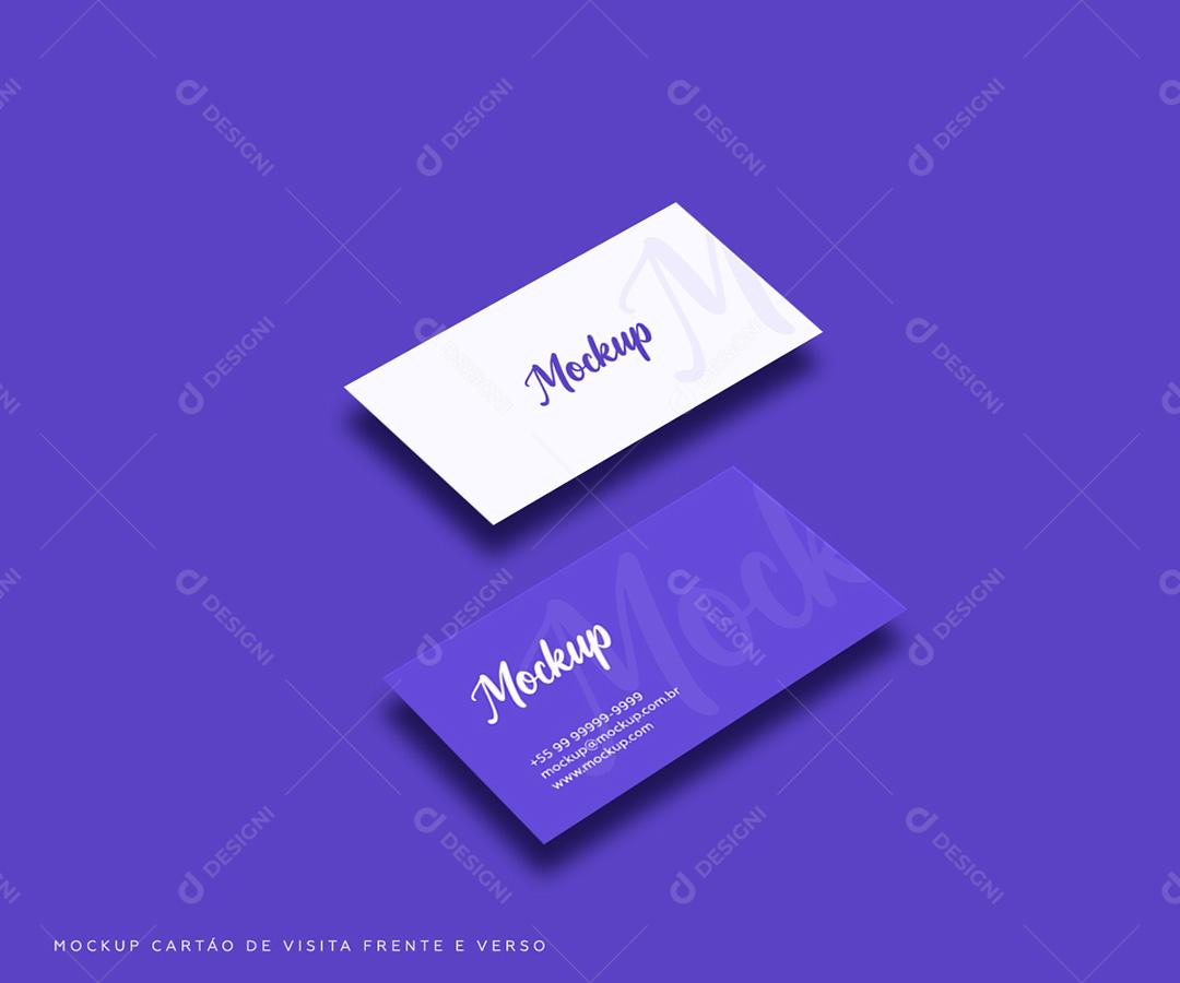 Mockup Cartão de Visita PSD