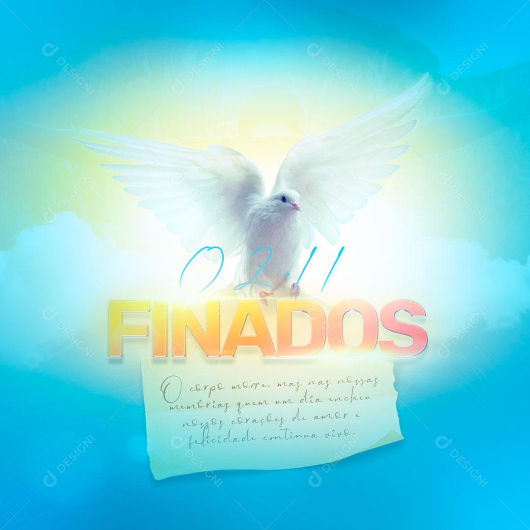Post Feed Data Comemorativa Dia dos Finados Social Media PSD