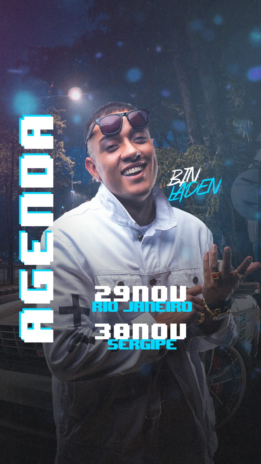 Feed Flayer Bin Laden Agenda Social Media PSD Editável