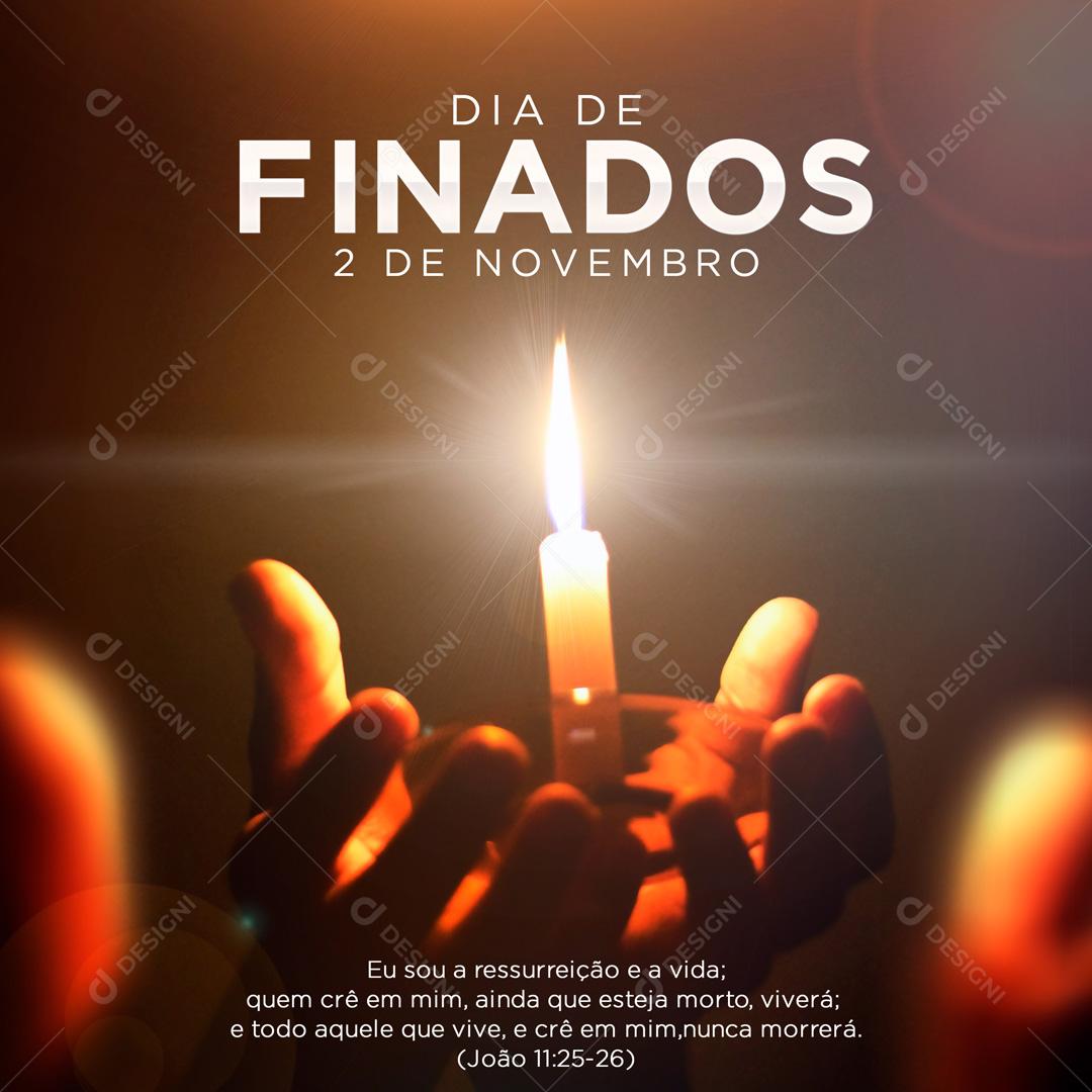 Dia De Finados Dia 2 De Novembro Social Media PSD Editável