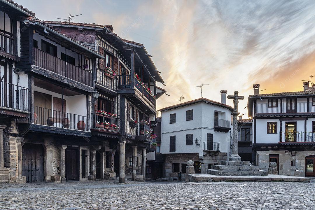 A Pitoresca Vila de La Alberca Em Salamanca, Espanha Imagem JPG