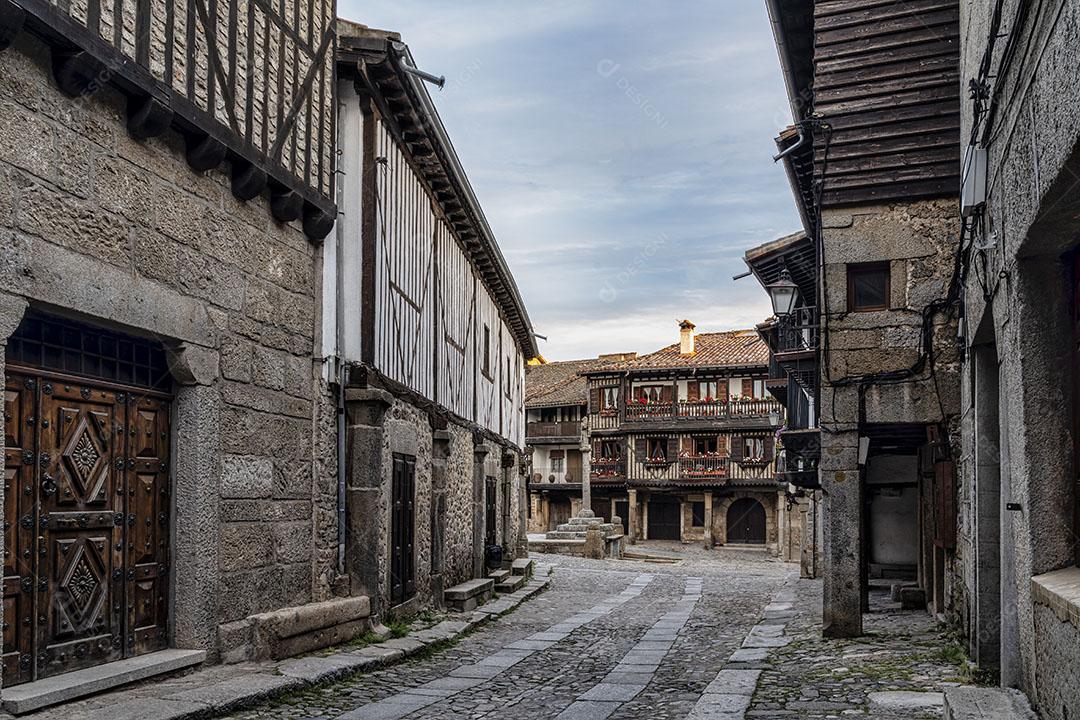 Pitoresca Vila de La Alberca Em Salamanca, Espanha Imagem JPG