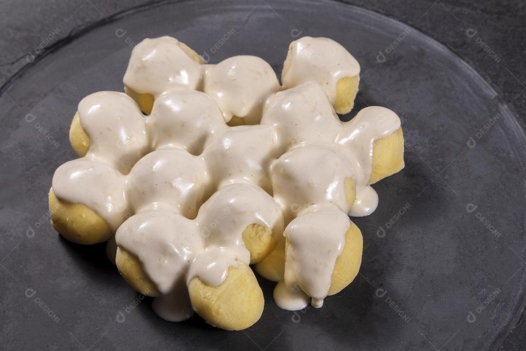 Restaurante Nhoque Molho Branco Imagem JPG