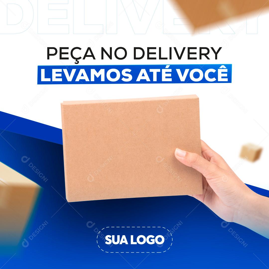 Post Feed Loja Delivery Social Media PSD Editável