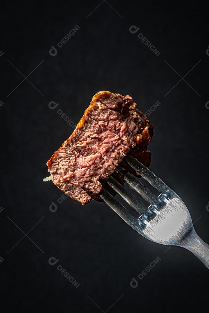 Filé Mignon Espetado No Garfo