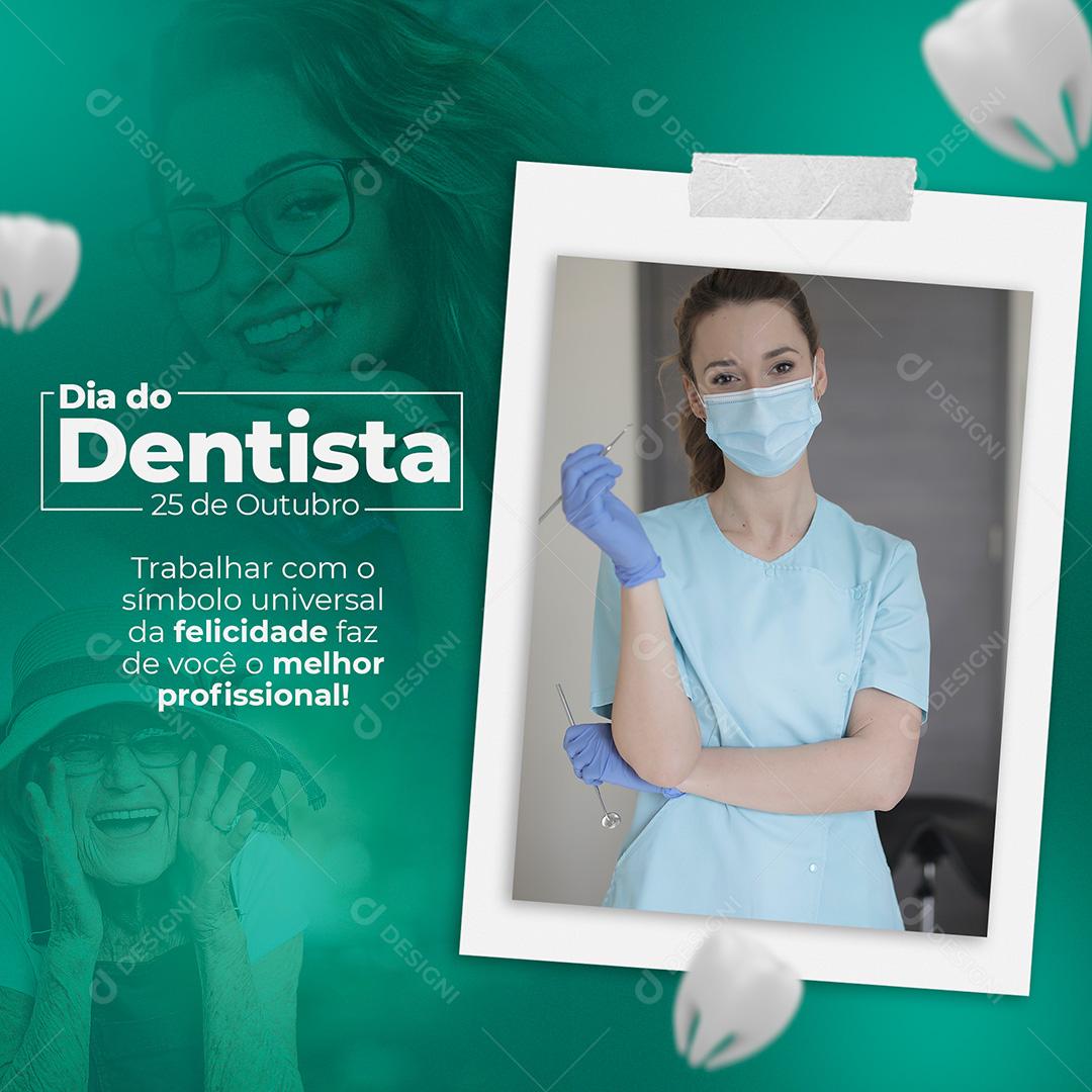 Post Dia Do Dentista Social Media PSD Editável