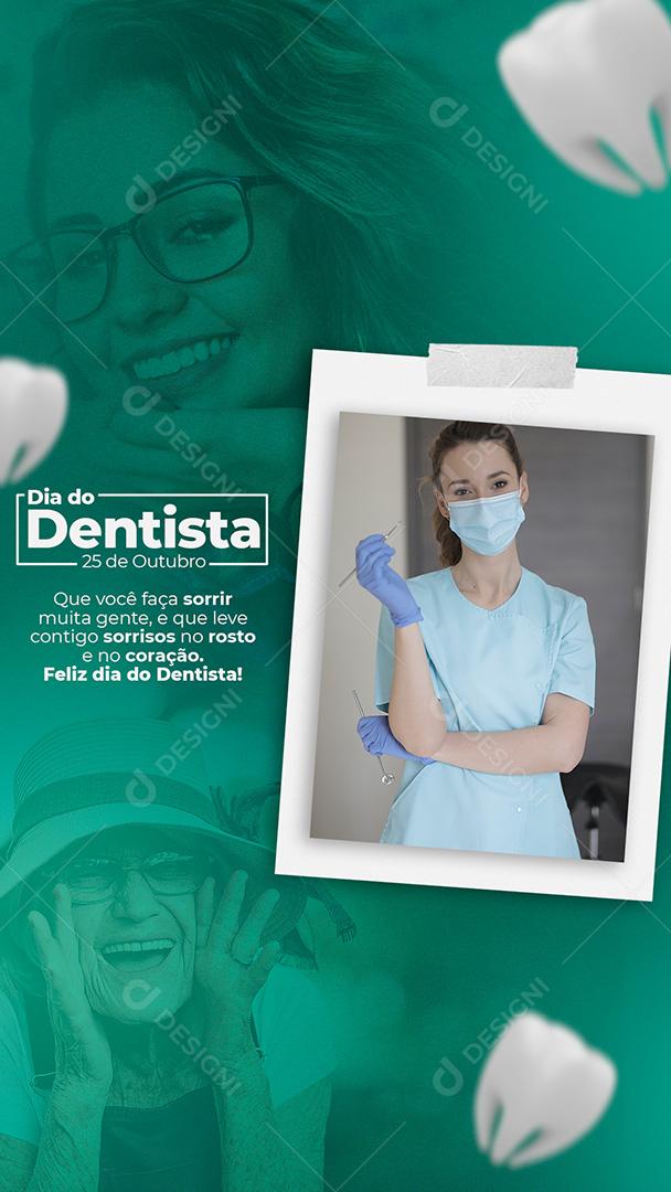 Post Story Dia Do Dentista Social Media PSD Editável