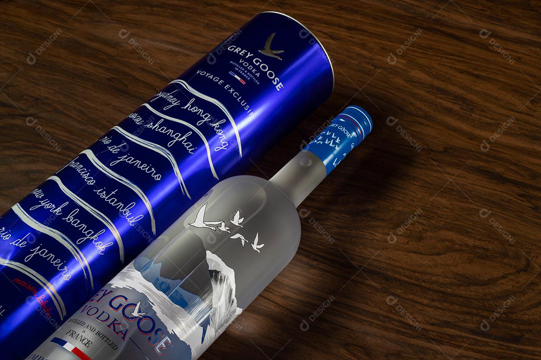 Garrafa De Grey Goose Vodka Drinks Imagem JPG