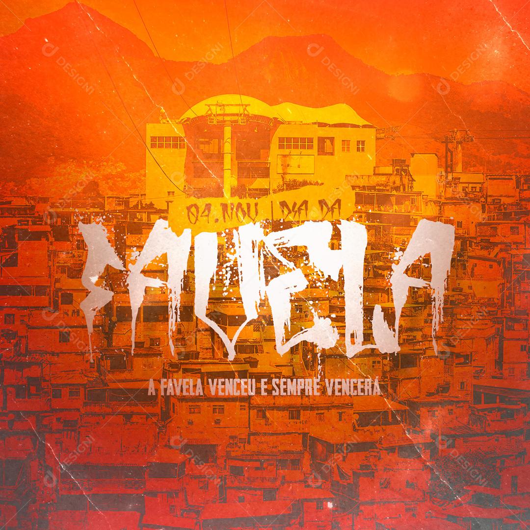 Post Dia da Favela Social Media PSD Editável