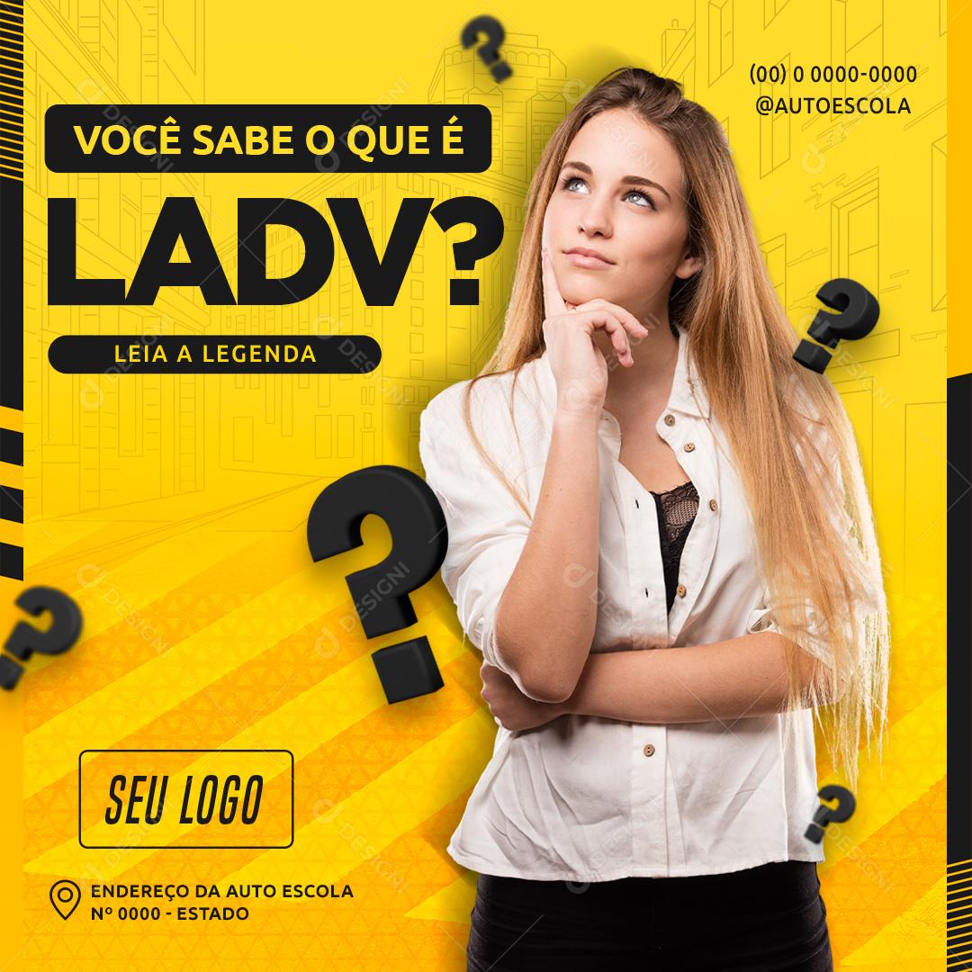 Do You Know What Is LADV Social Media Editable PSD