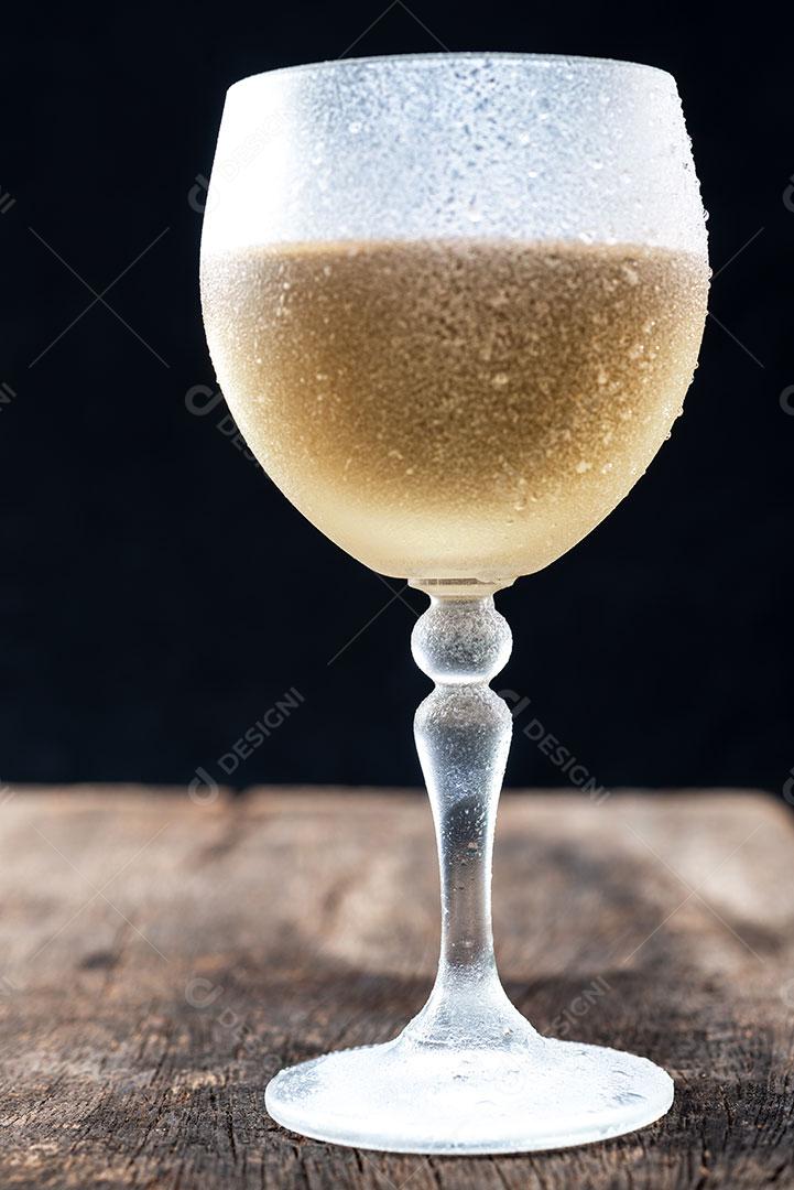 Foto Vinho Branco Doce Servida Gelada Imagem JPG