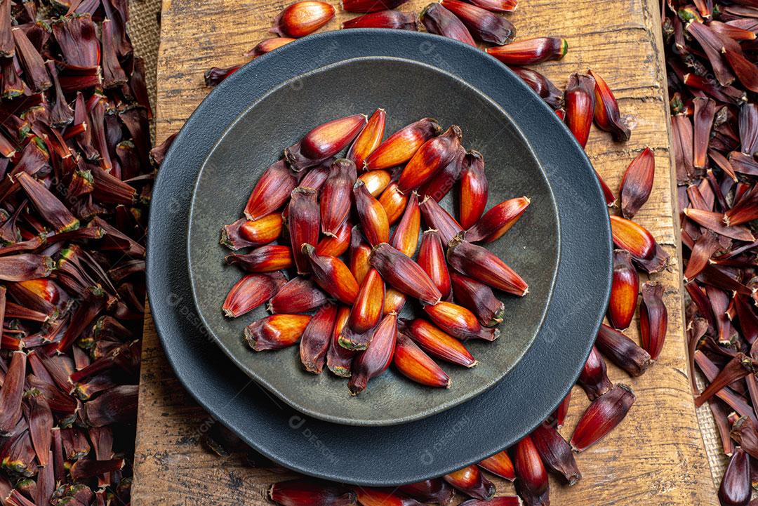 Foto Comida Pinha Pinhão Restaurante Condimento Imagem JPG