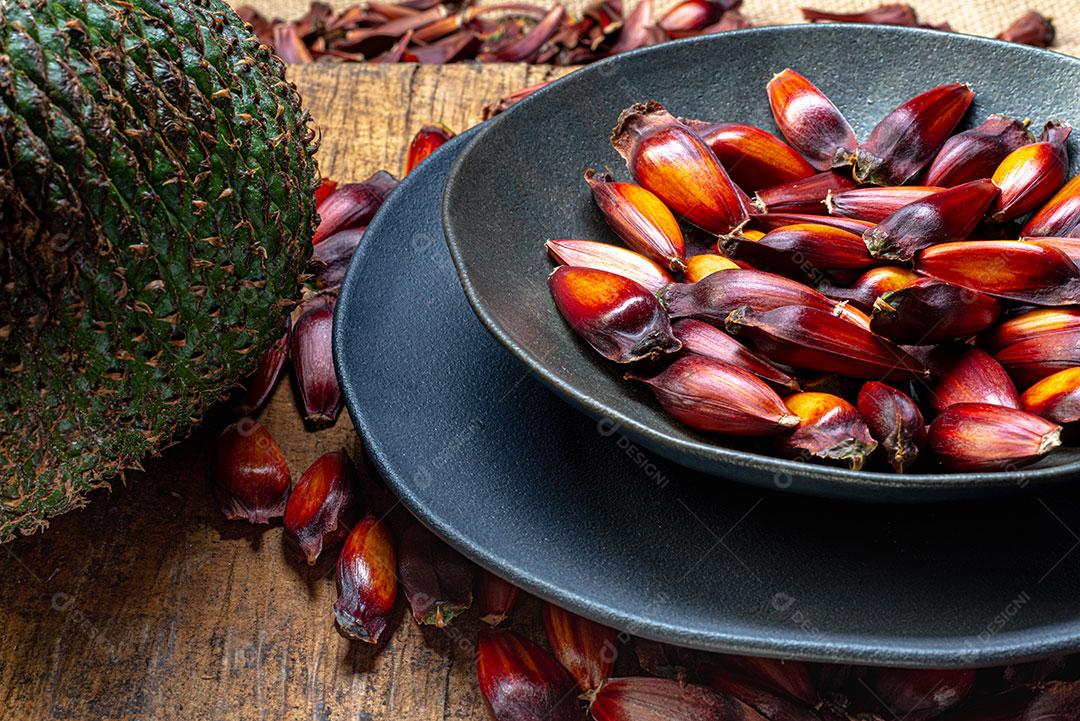 Foto Comida Pinha Pinhão Restaurante Condimento Imagem JPG