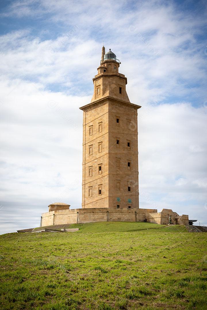 Foto Torre Hércules La Coruna Espanha Imagem JPG