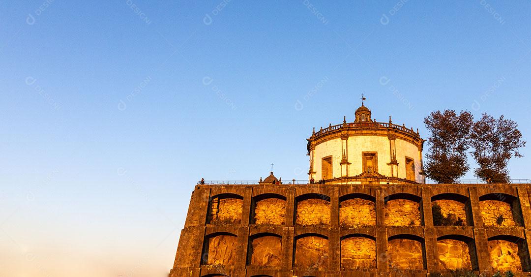 Foto Vista Igreja Serra Pilar Iluminada Imagem JPG
