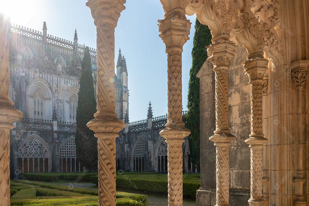 Foto Pilares Arcos Claustro Mosteiro Imagem JPG