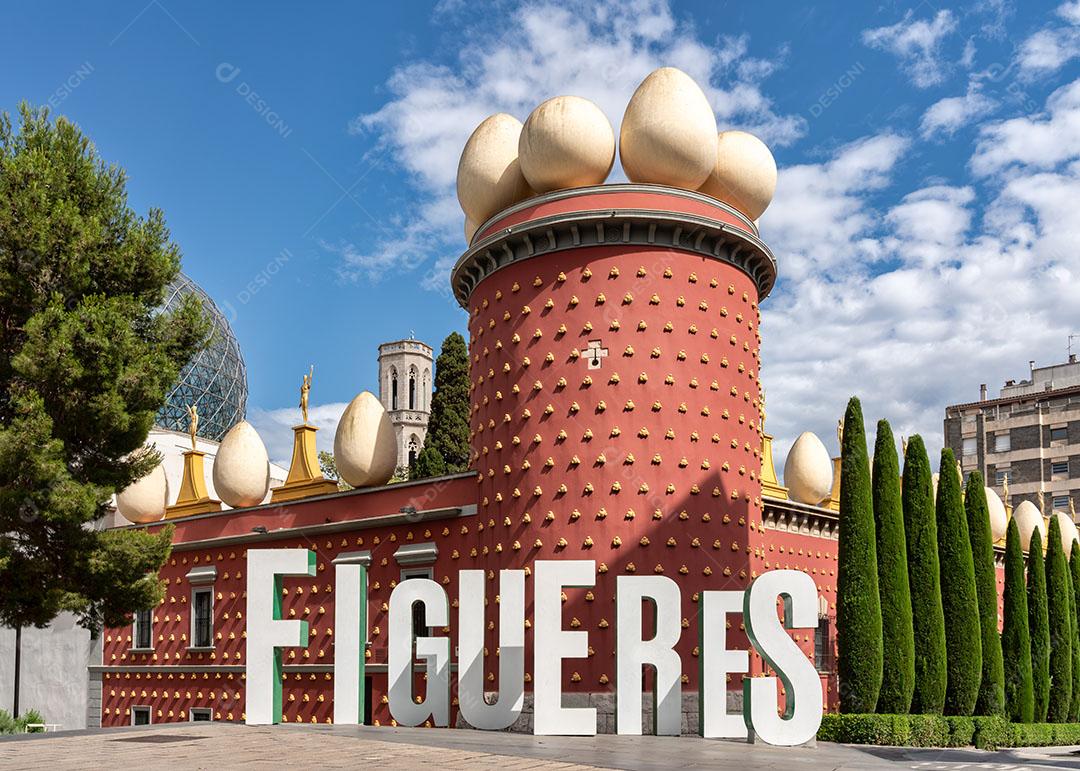 Foto Fachada Museu Salvador Dali Figueres Catalunha Espanha Imagem JPG