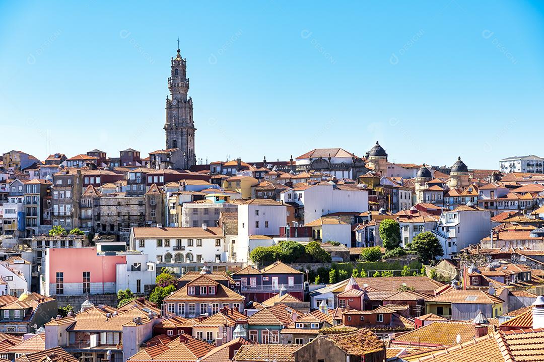 Foto Vista Torre Clérigos Centro Cidade Porto Portugal Imagem JPG