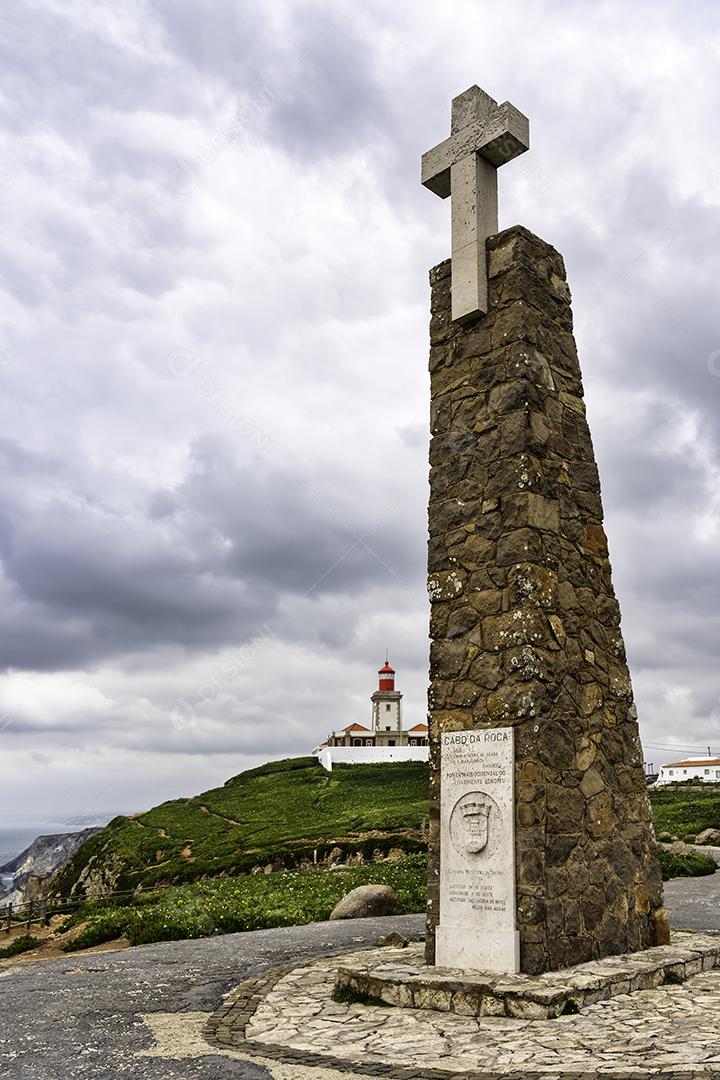 Foto Cabo Roca Ponto Ocidental Continente Imagem JPG