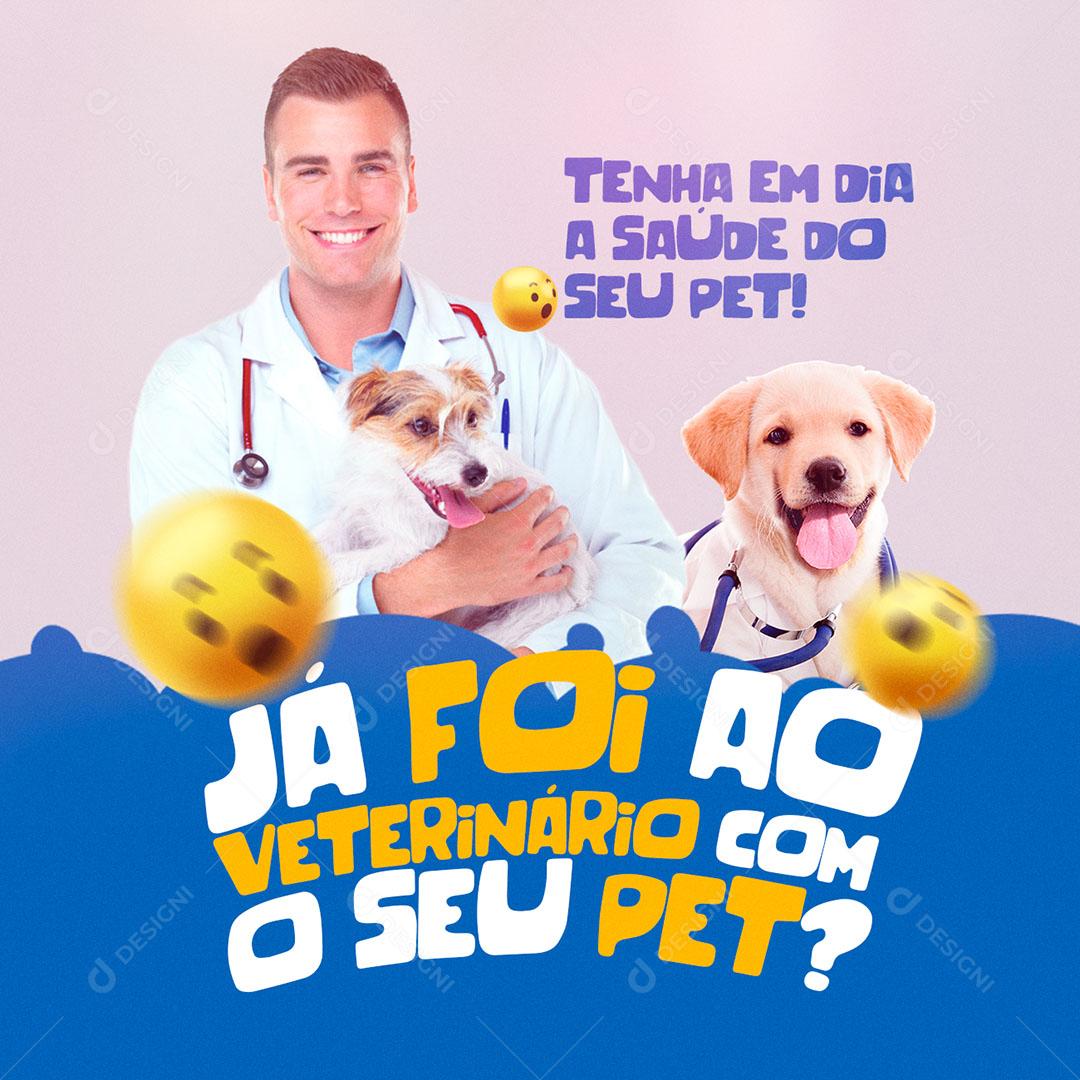 Social Media Pet Shop Tenha em  Dia a Saúde do Seu Pet Social Media PSD Editável