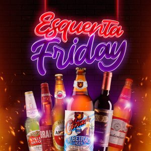 Post Cervejas Esquenta Friday Social Media PSD Editável