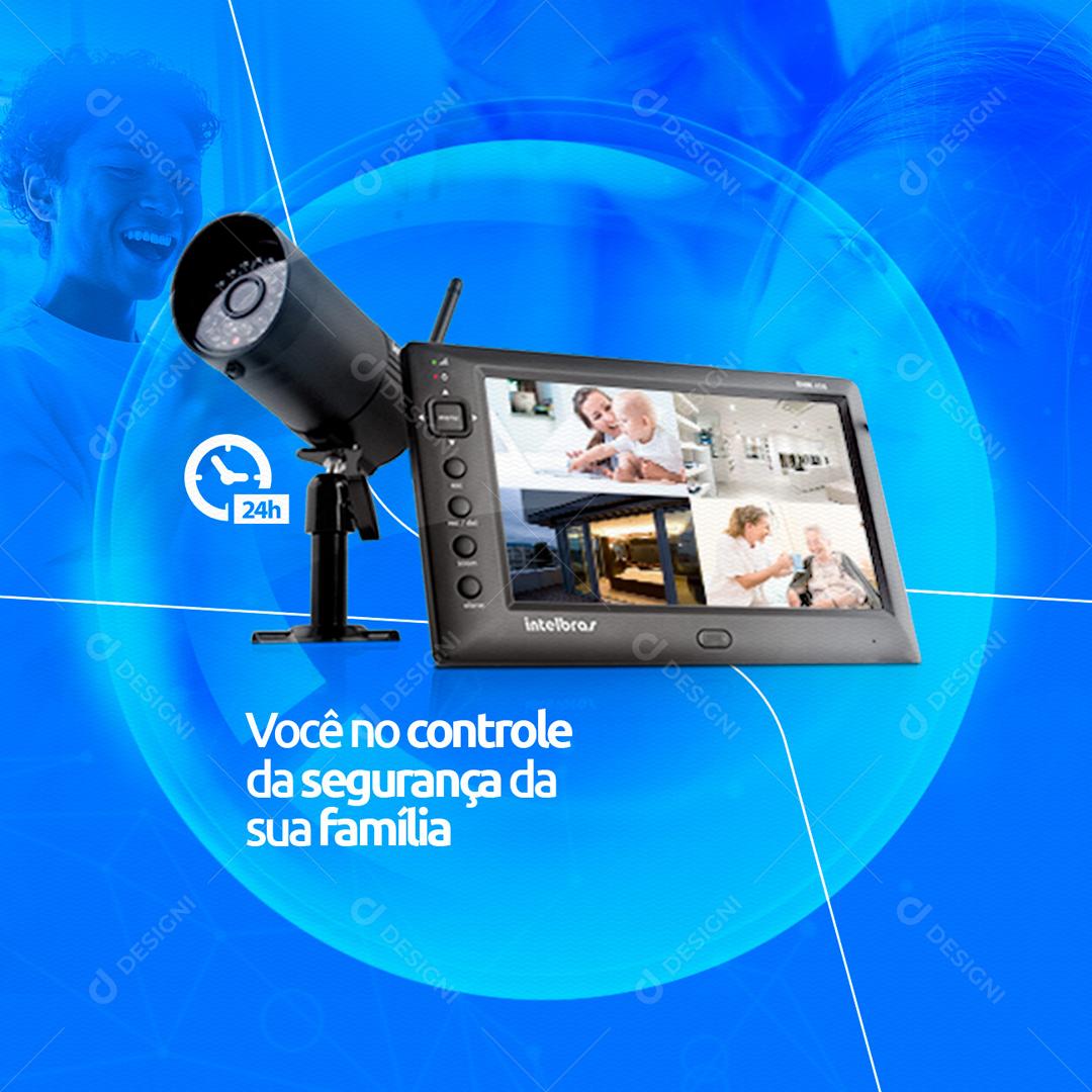 Você No controle Da Segurança Da Sua Família Social Media PSD Editável