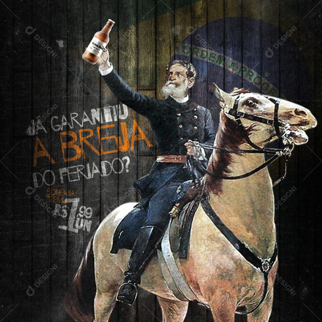 Já Garantiu a Breja Do Feriado Social Media PSD Editável