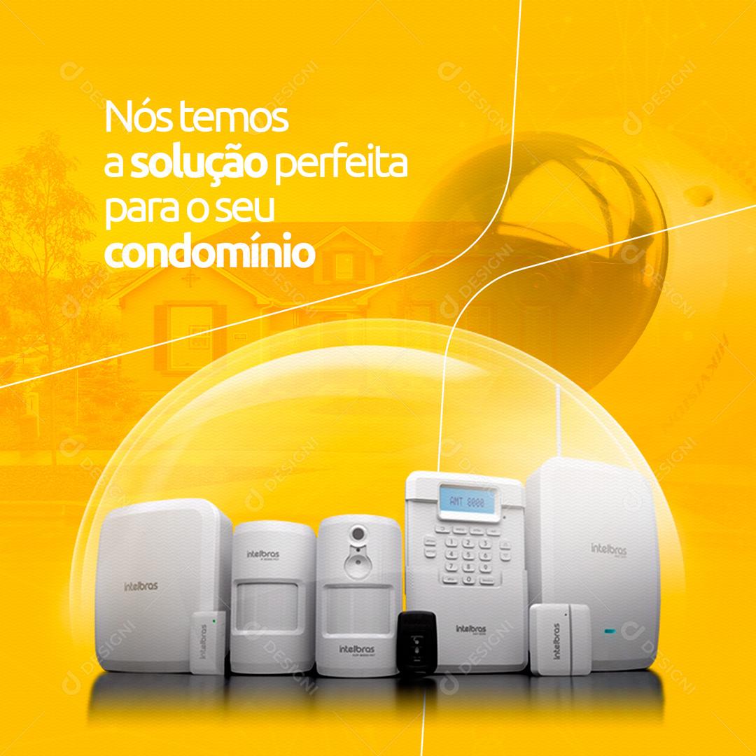Nós Temos A Solução Perfeita Para O Seu Condomínio Social Media PSD Editável