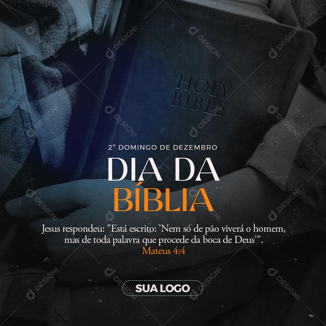Dia Da Bíblia Igreja Social Media PSD Editável