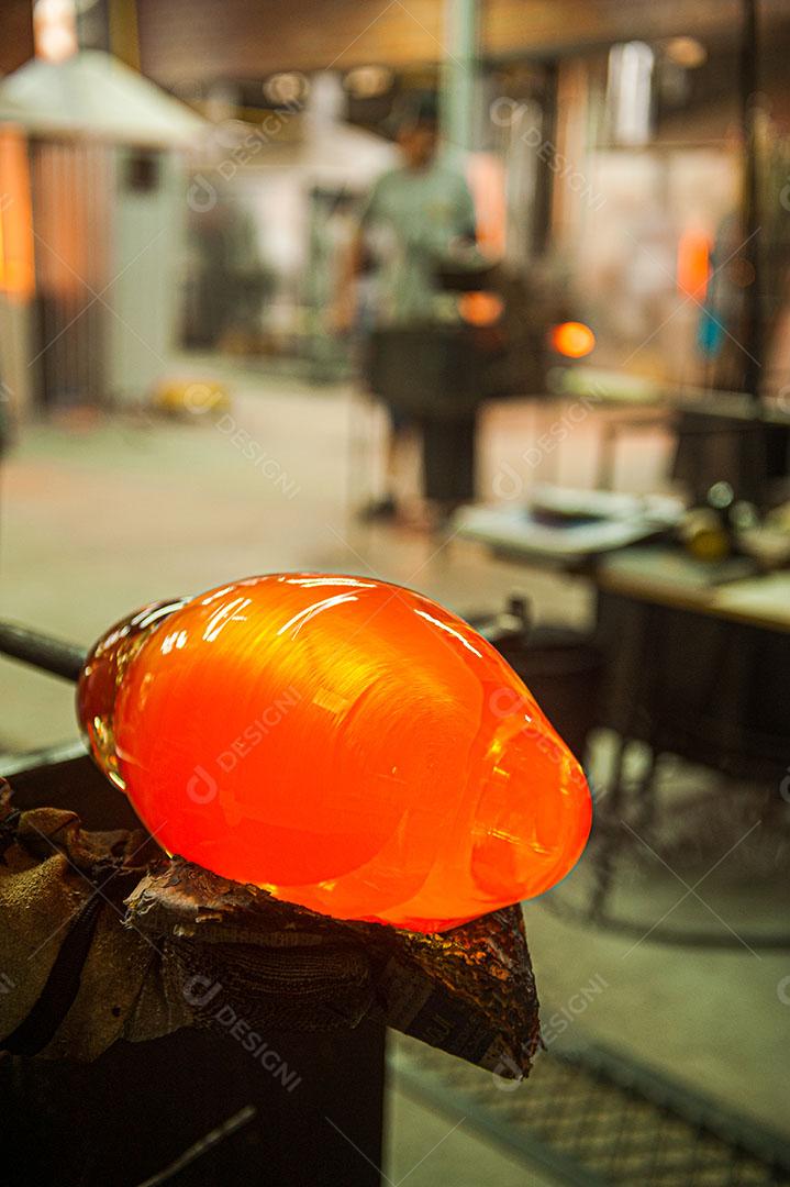 Foto Fabrica Vidro Artesanal Imagem JPG