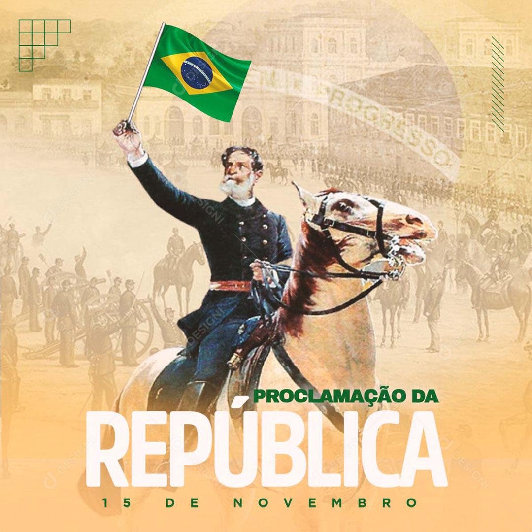 Social Media Proclamação da República 15 de Novembro PSD Editável