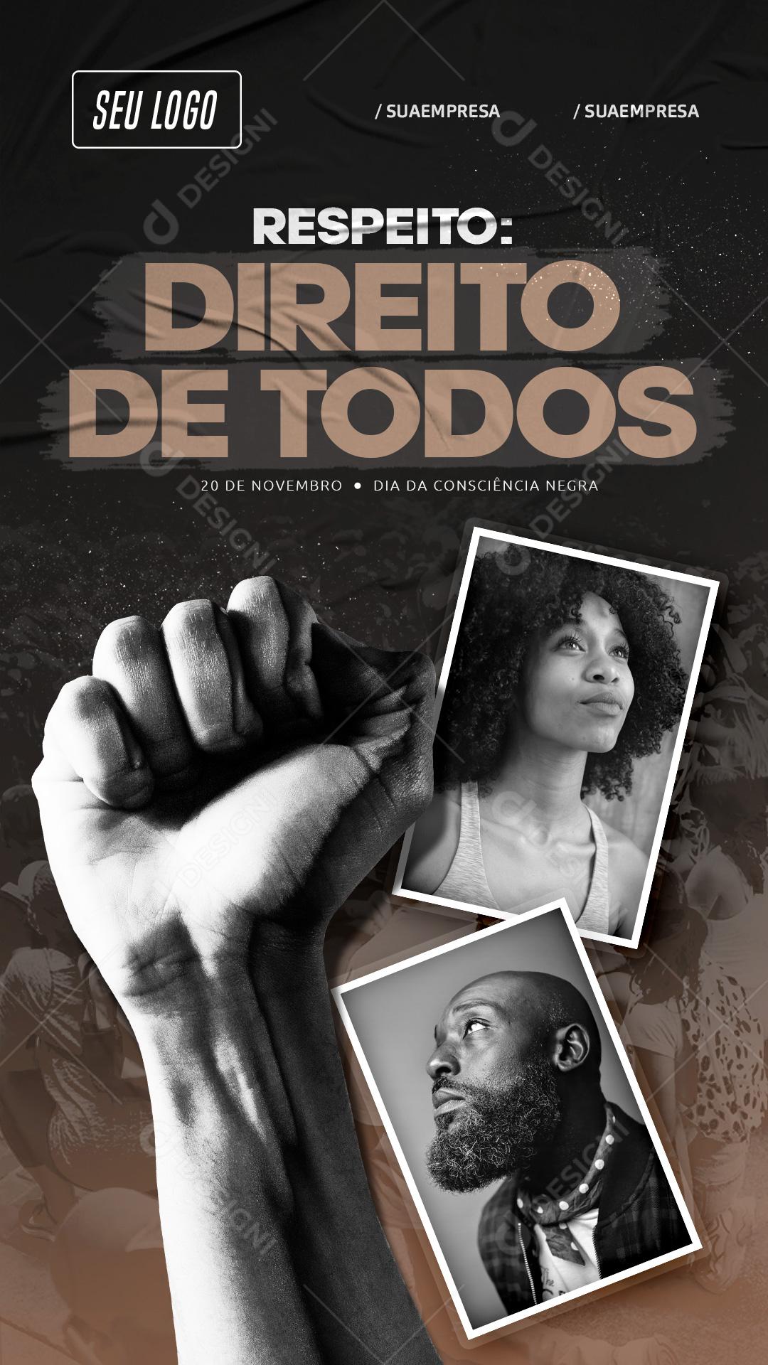 Respeito Direito De Todos Social Media PSD Editável