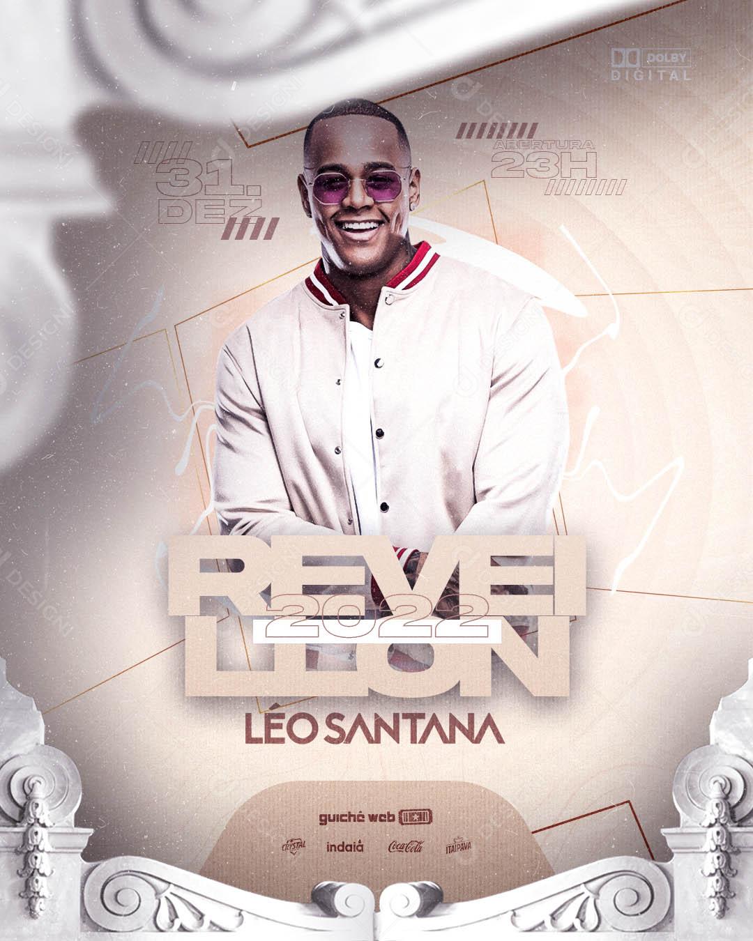 Feed Falyer Réveillon Com Léo Santana Agenda PSD Editável