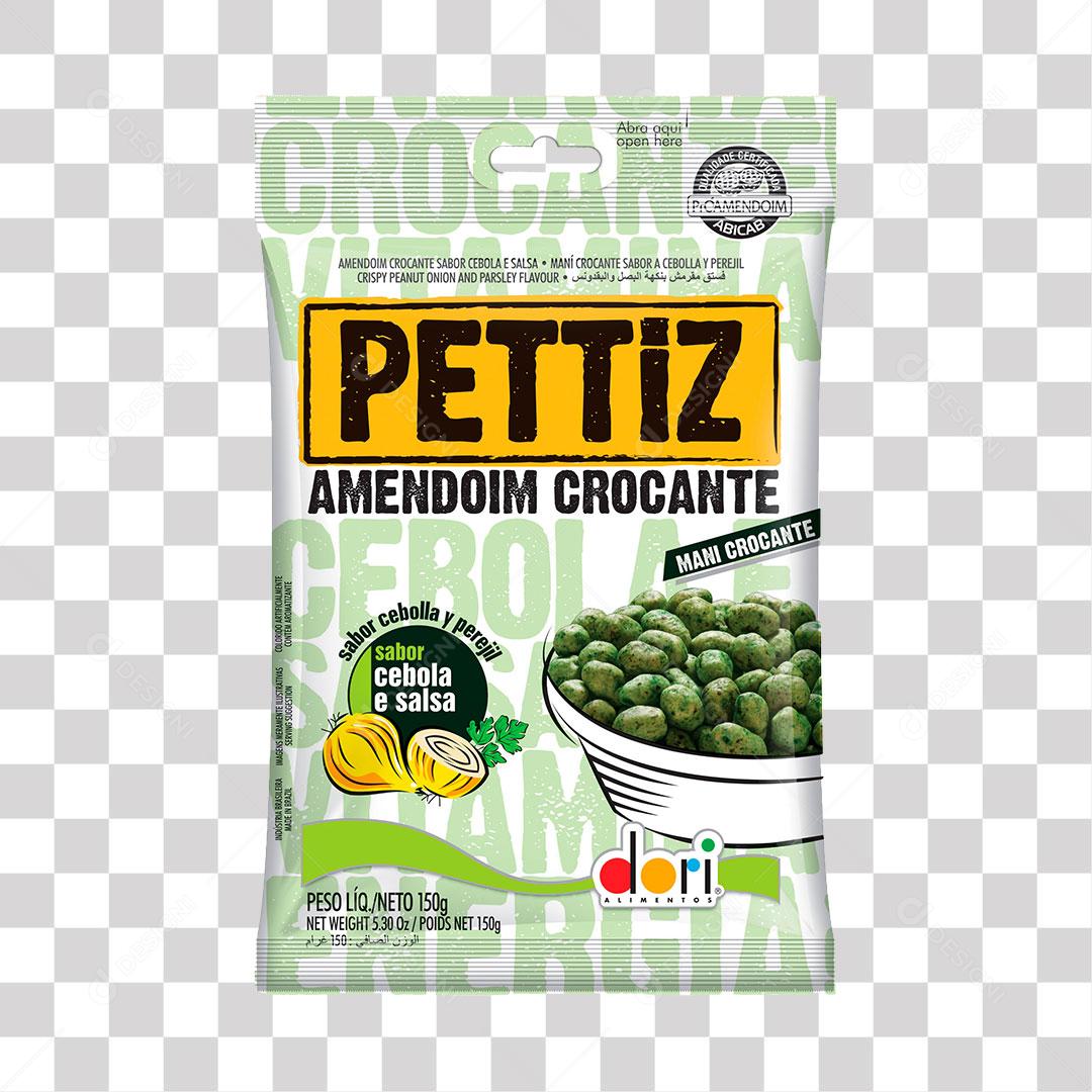 Amendoim Dori Pettiz Crocante Cebola 150g PNG Transparente