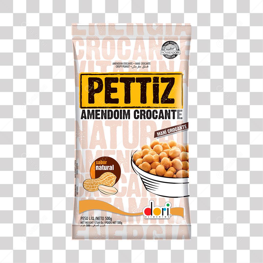 Amendoim Dori Pettiz Natural 500g PNG Transparente