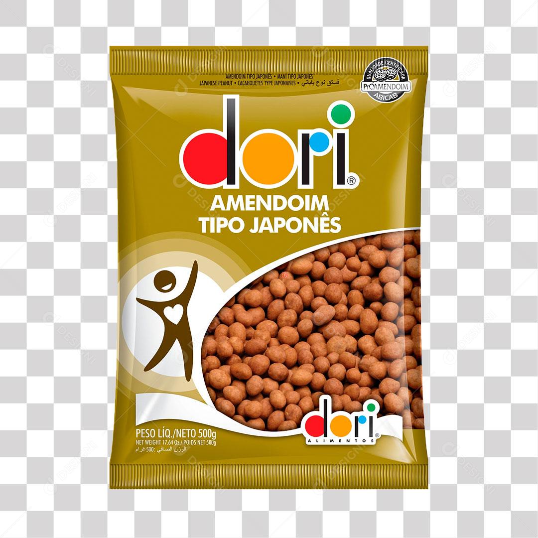 Amendoim Dori Tipo Japonês 500g PNG Transparente