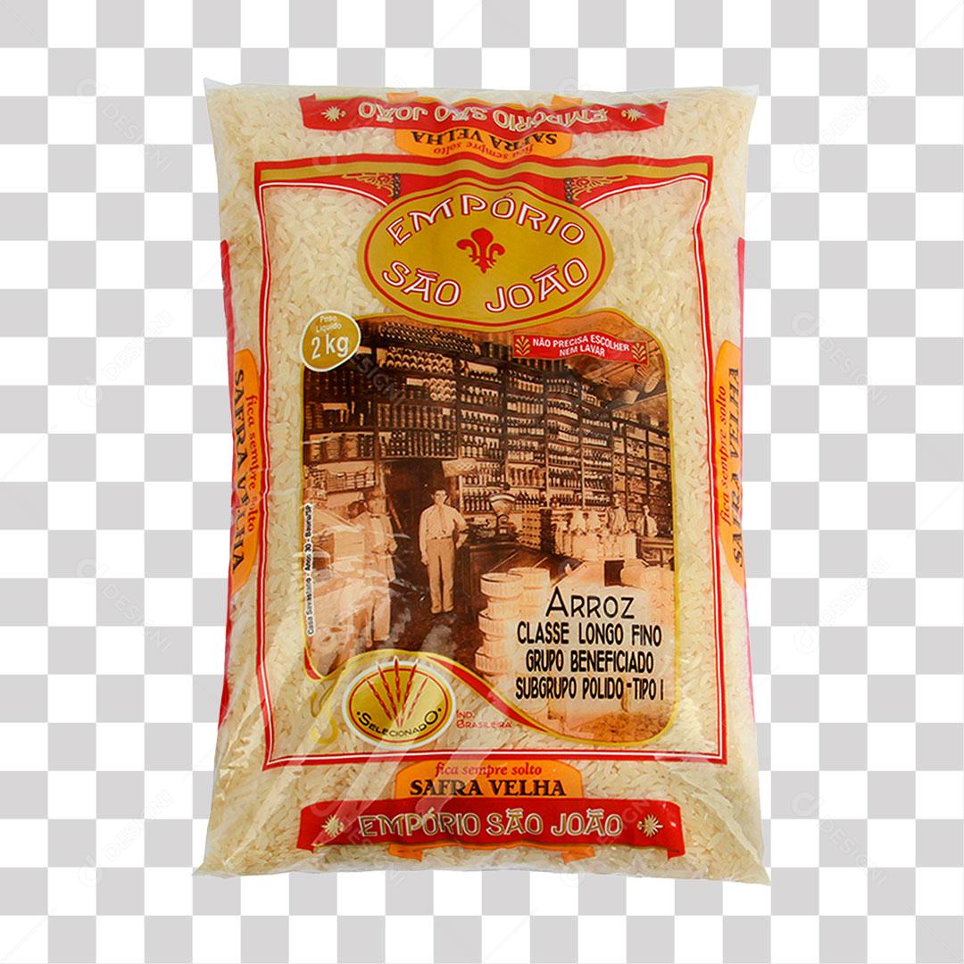 Arroz Empório São João Tipo 2Kg PNG Transparente