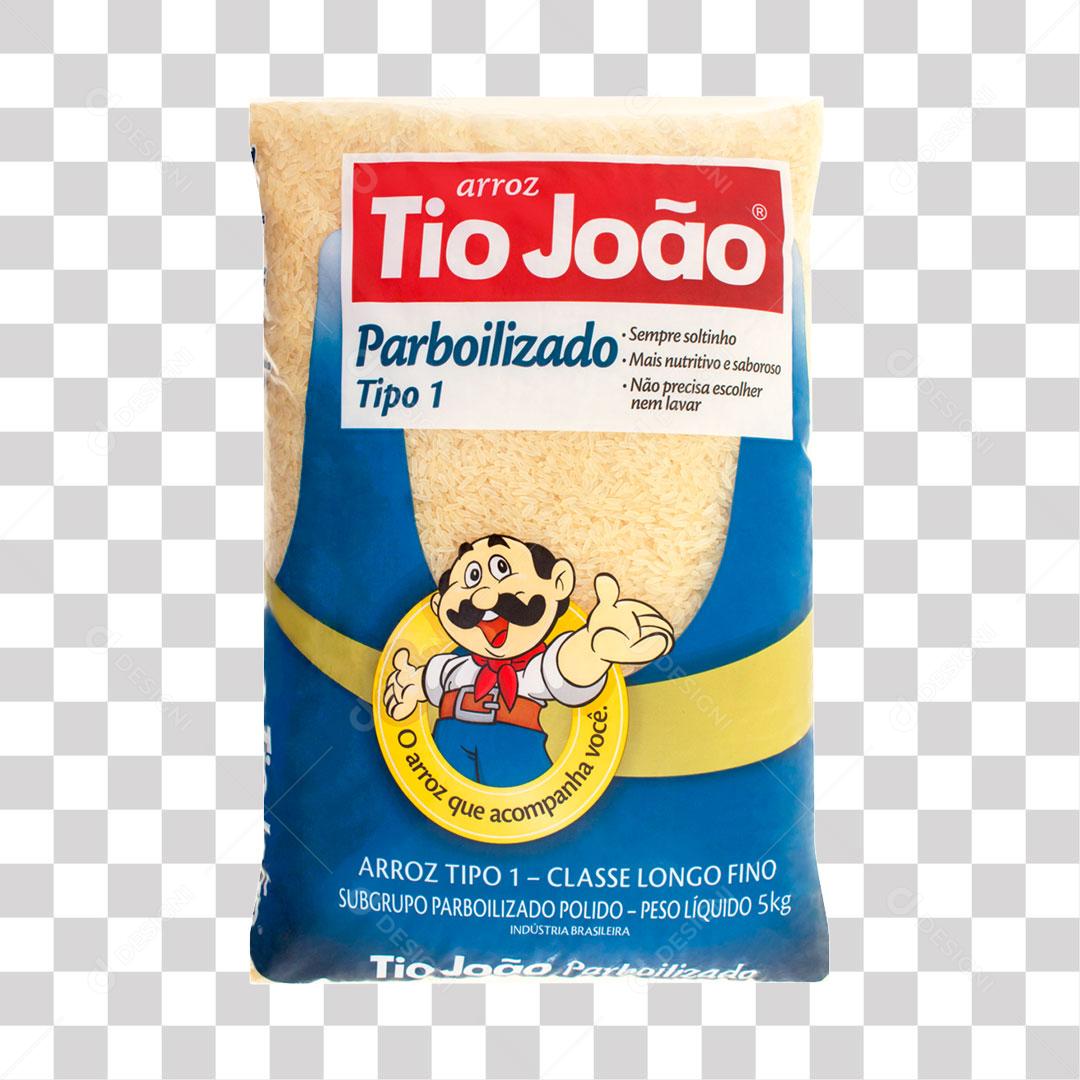 Arroz Tio João Parboilizado Tipo 1 5Kg PNG Transparente