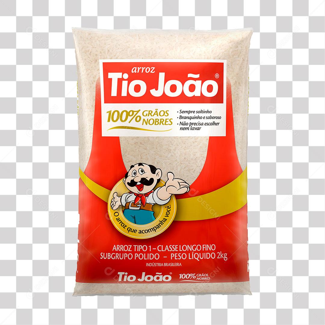 Arroz Tio João Tipo 1 2kg PNG Transparente