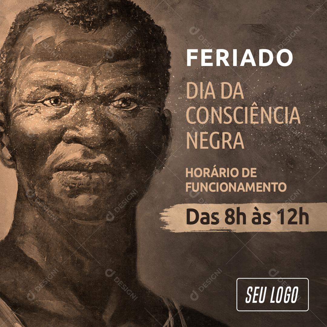 Feriado Dia Da Consciência Negra Social Media PSD Editável